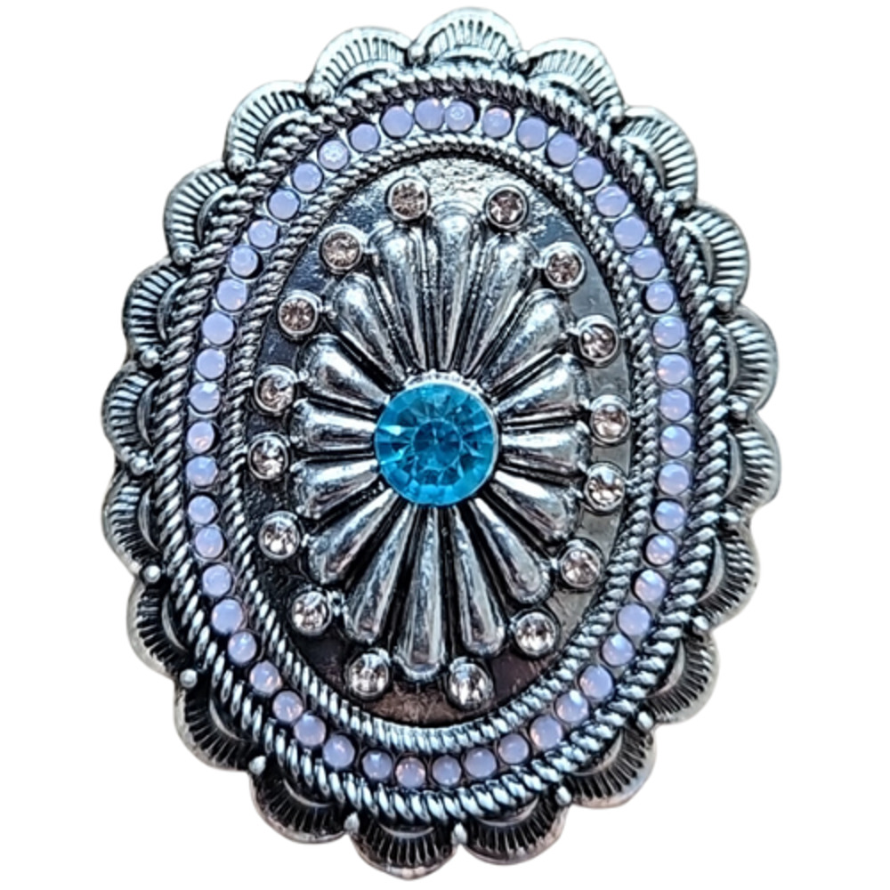 Southwestern Phone Grip Silver Turquoise